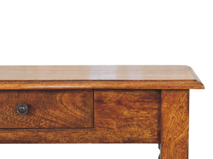 Turned Legs Drawer Console Table