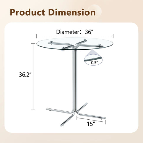 Round Bar Table For Kitchens