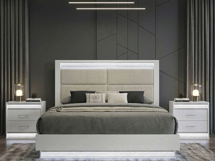 Glam - Bed With LED Headboard