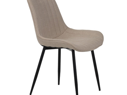 Dining Chair Set With Padded Backrests (Set of 4) - Beige