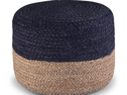 Lydia - Handcrafted Round Pouf