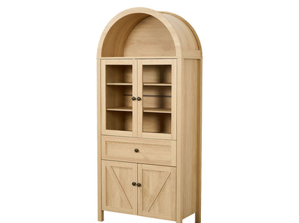 Retro Dome Cabinet With Large Storage Space