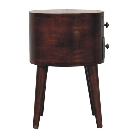 Rounded Bedside Table