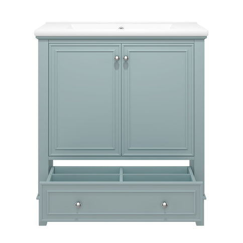 Modern Bathroom Vanity With Sink Combo, Doors And Drawer