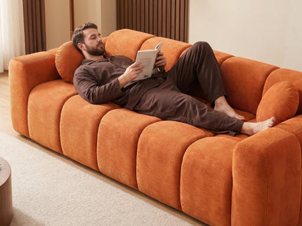 Extra Large Compression Sofa, Cloud Puff Couch For Living Room