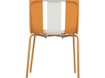 Modern Striped Blocking Single Chairs, Waterproof And Fade Resistant (Set of 4)