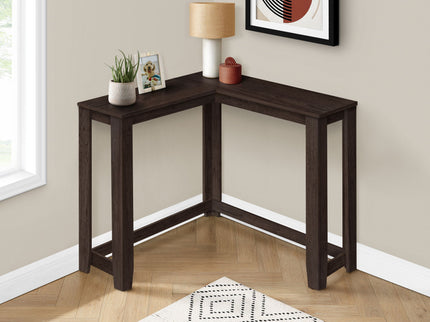 Corner Accent Console Table For Entryway, Unique Design Contemporary & Modern