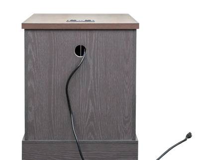 Nightstand With Adjustable Shelf