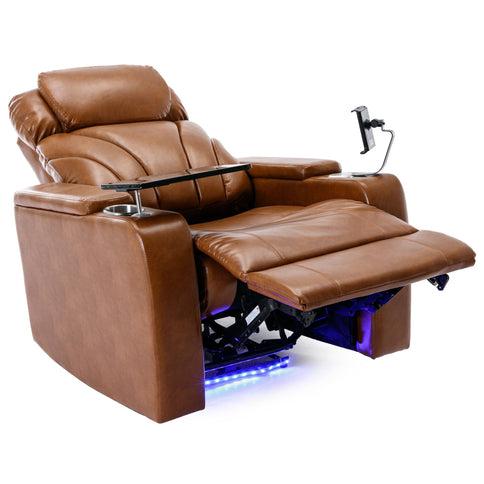 Power Motion Recliner Electric Power Recliner With USB Charging Port, Hidden Arm Storage, Convenient Cup Holder And tooth Speaker