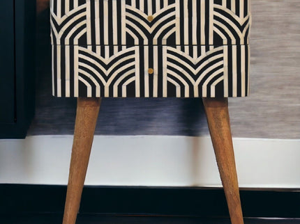Edessa Bone Inlay Bedside