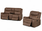 Dark Brown / 2 Pc. Loveseat, Chair