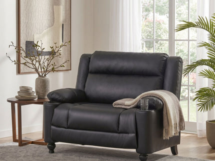 Tufted Design Wide Manual Recliner Chair