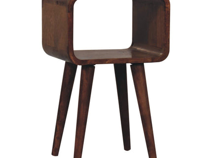 Minimalist Open Curved Nightstand