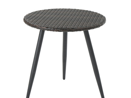 Kenneth - 3 Pieces Chat Set Outdoor Furniture - Brown Multi