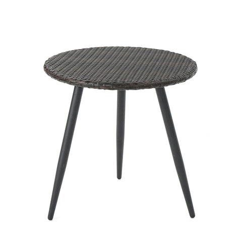 Kenneth - 3 Pieces Chat Set Outdoor Furniture - Brown Multi