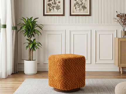 Upholstered 360° Swivel Vanity Stool