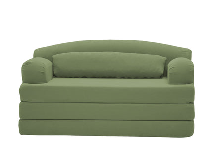 2 Seater Sofa Bed, Compact Foldable Floor Couch