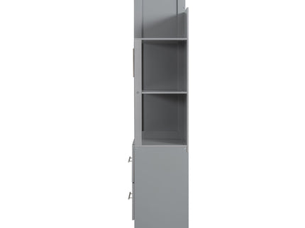 Murphy Wall Bed With LED Lights, Shelves And Drawers