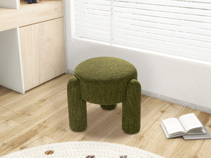 Hugo - Round Fully Upholstered Ottoman
