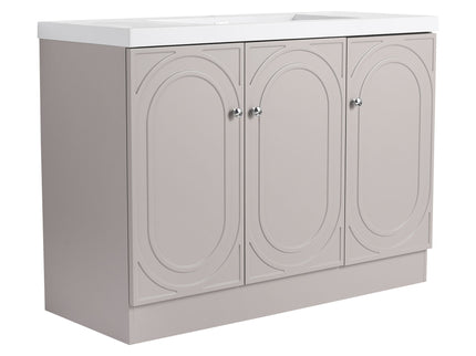 Contemporary Freestanding Bathroom Vanity With Resin Sink & Soft-Close Cabinet Doors
