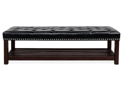 Bedroom End Of Bed Bench Tufted Upholstered End Of Bed Bench End Of Bed Entrance Shoe Bench With Nailhead Trim And Shelf Bedroom Upholstered Bench Living Room Shoe Rack Footstool