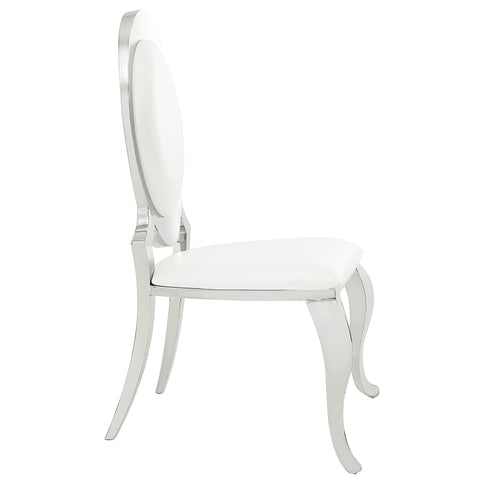 Chester - Upholstered Dining Side Chair (Set of 2) - Creamy White