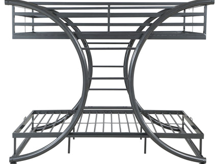 Weston - Bunk Bed Full Over Full - Gunmetal