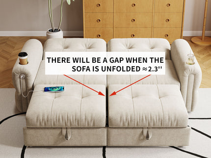 Cloud Like Convertible Sofa Bed With For Living Room