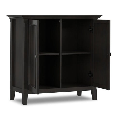 Amherst - 2 Door Storage Cabinet & Adjustable Shelving - Brown