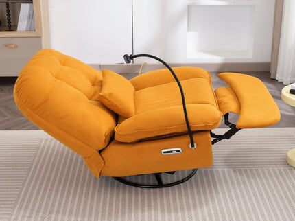 Power Recliner Swivel Glider USB Charger With tooth Music Player, Sleep, Working, Game And Leisure
