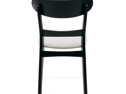 Mid Century Dining Chairs With Cushioned Seats And Wood Frame (Set of 2)