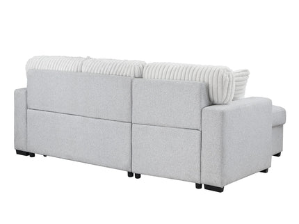 Ford - Reversible Pull Out Sofa Bed - Light Gray