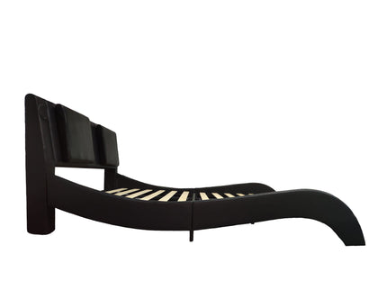 Platform Bed Frame With LED Lighting, tooth Music, Vibration Massage