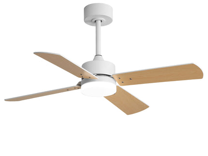 42" Ceiling Fan With Light And Memory Function, DC Reversible Motor, 4 Blades