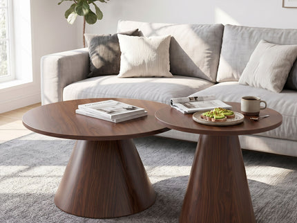 Modern Nesting Coffee Table Set For Living Room