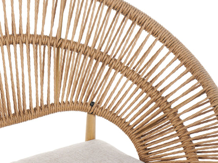 Cyril - Outdoor Papasan Style Dining Chair (Set of 2)