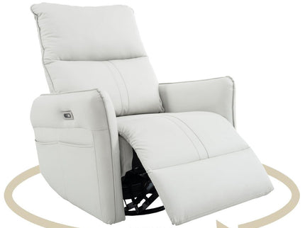 29.92" 270 Power Swivel Rocker Recliner Chair, Electric Glider Reclining Sofa With USB Ports, Power Swivel Glider, Rocking Chair Nursery Recliners For Living Room Bedroom