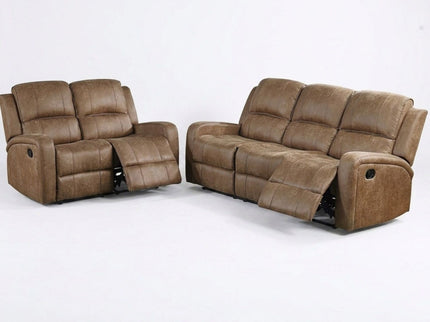Modern Living Room Set With Square Armrest, Cushion Backrest