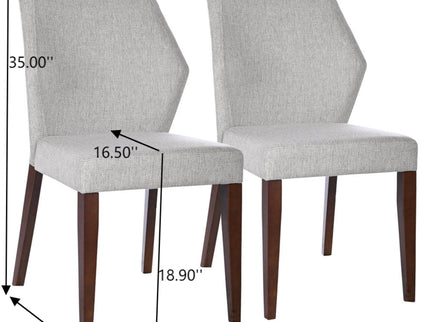 Luca - Dining Chair (Set of 2) - Light Gray