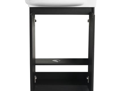 Freestanding Bathroom Vanity With Sink And Storage Rack, Soft Close Doors Base With Basin