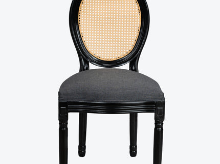 French Country Dining Chairs With Round Back (Set of 2)