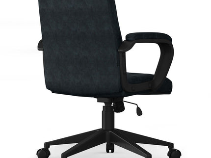 Brewer - Swivel Office Chair - Distressed Blue