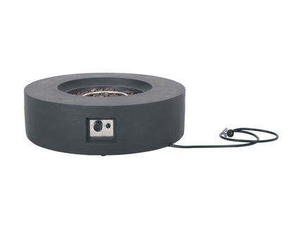 Modern Lightweight Concrete Outdoor Circular Fire Pit 50, 000 Btu
