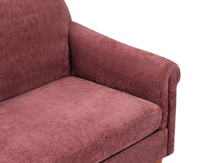 Loveseat Sofa, 2 Seater Couch With Rolled Arms