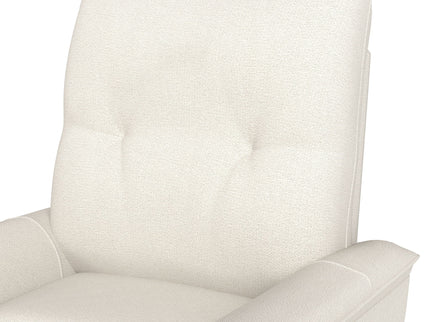 270° Power Swivel Rocker Recliner Chair With Phone Holder, Electric Glider Reclining Sofa With USB Ports For Living Room Bedroom - Beige