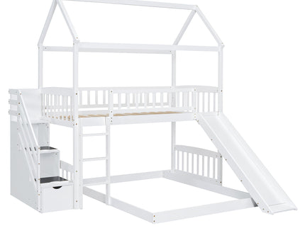 House Bunk Bed With Slide