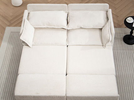 Pull Out Sofa Bed, Convertible Sleeper Sofa Couch, Side Storage, And USB / C - Type Charging Ports Chair