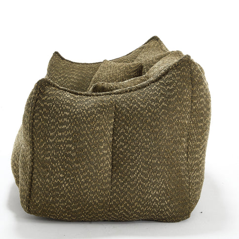 Comfortable Dual Beanbag Chair With High Resilience Foam Core For 2 People