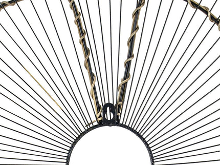 Metal Flowers Wall Decor, Transitional Wall Floral Sculpture For Foyer Porch Hallway Entrance (Set of 3) - Gold