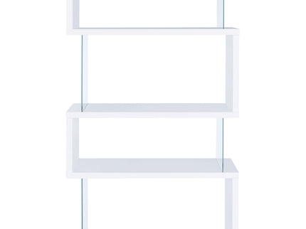 Elias - 4 Shelf Bookshelf With Zigzag Design